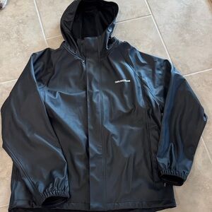 Grunden Black Men's Fishing/Rain Jacket SZ L